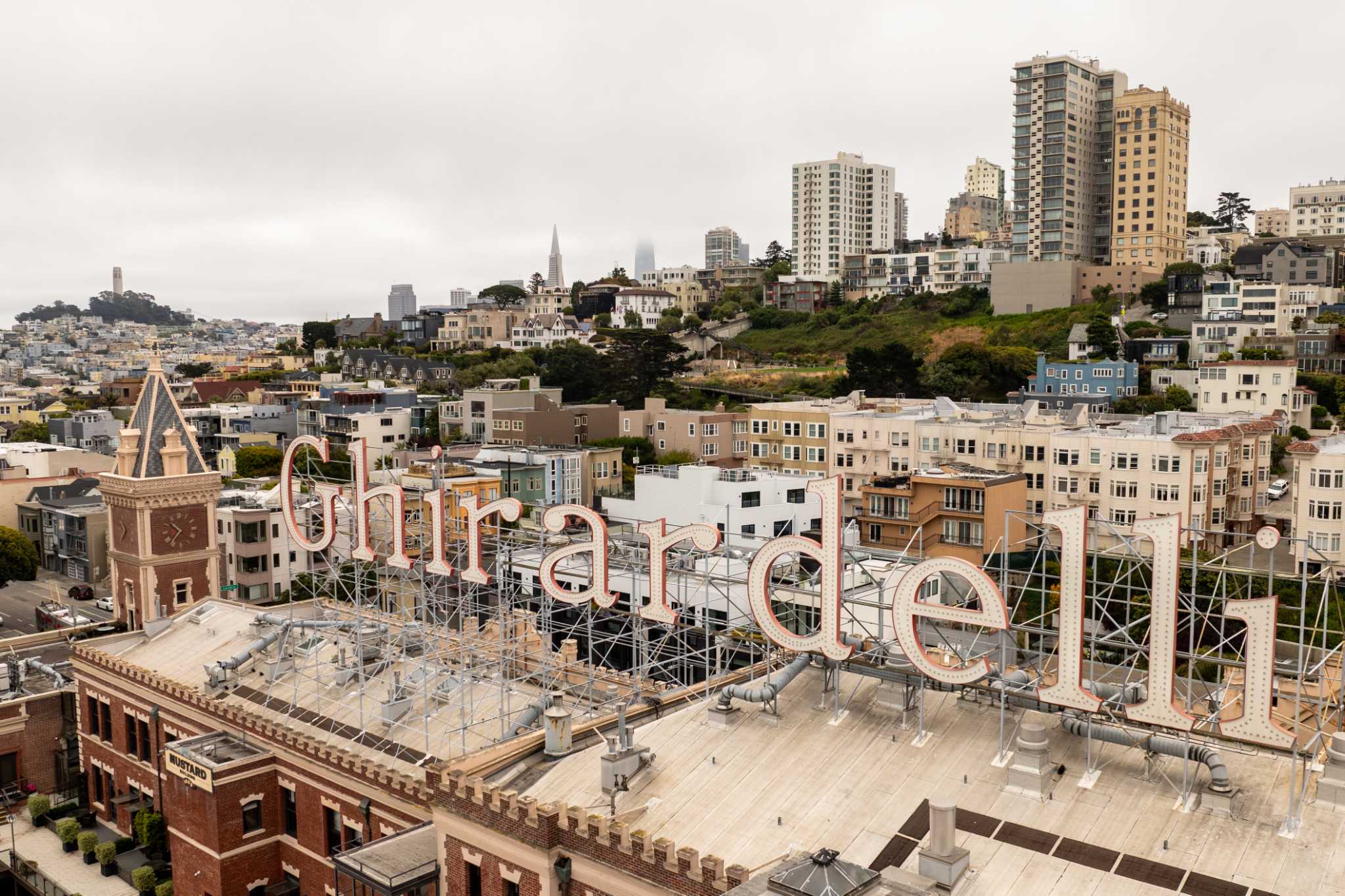 Ghirardelli Square clock tower unveiled after yearlong renovation
