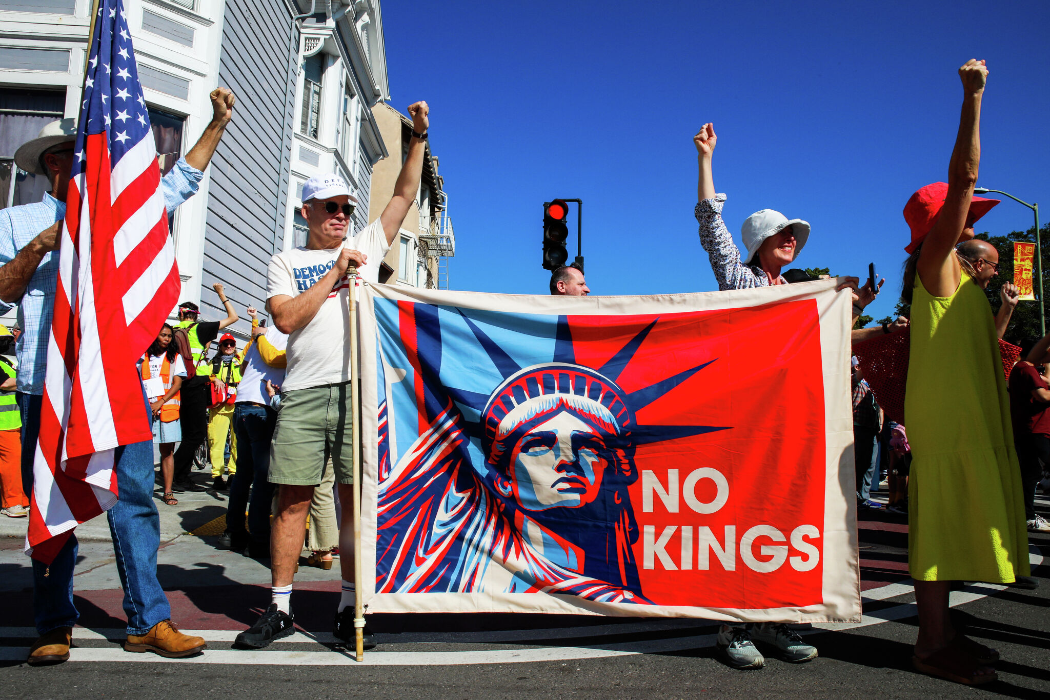 No Kings protests inspire Bay Area crowds, exceed expectations