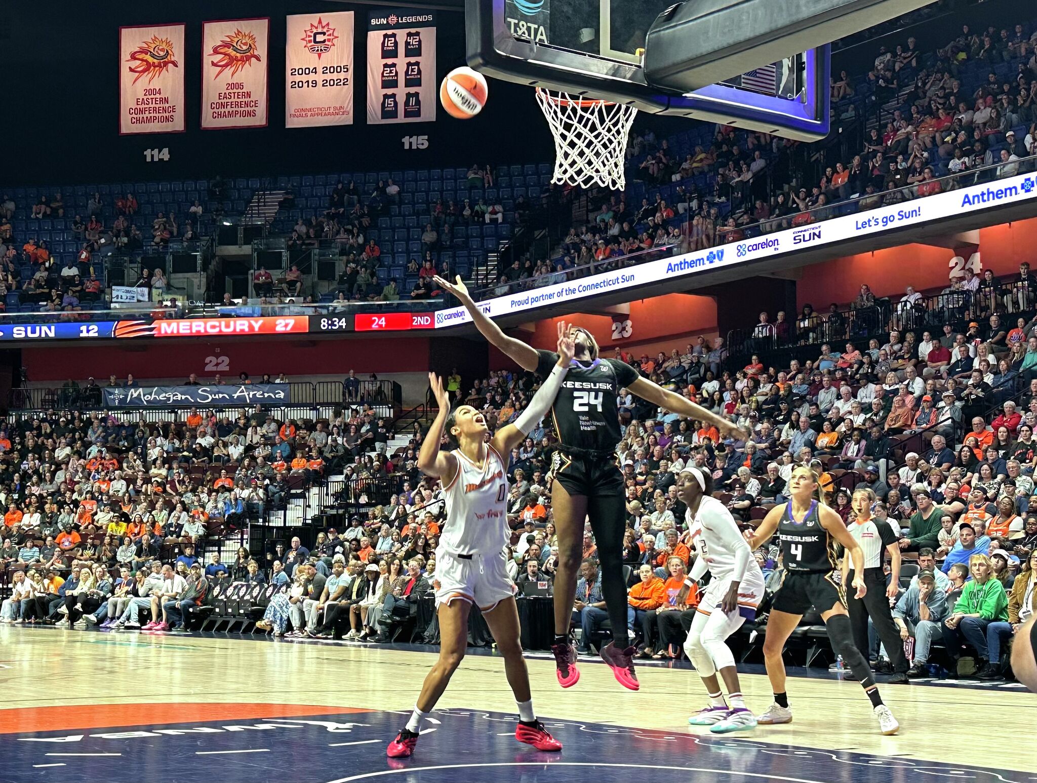 WNBA's Sun plan Hartford games amid talks to move out of CT: Dan Haar