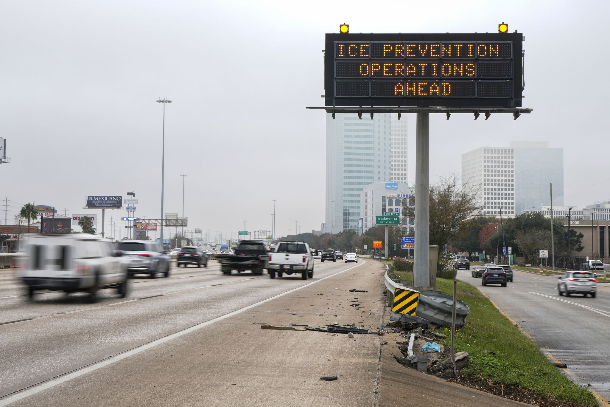 Ice reported on Houston roads as Texas winter storm hits the region
