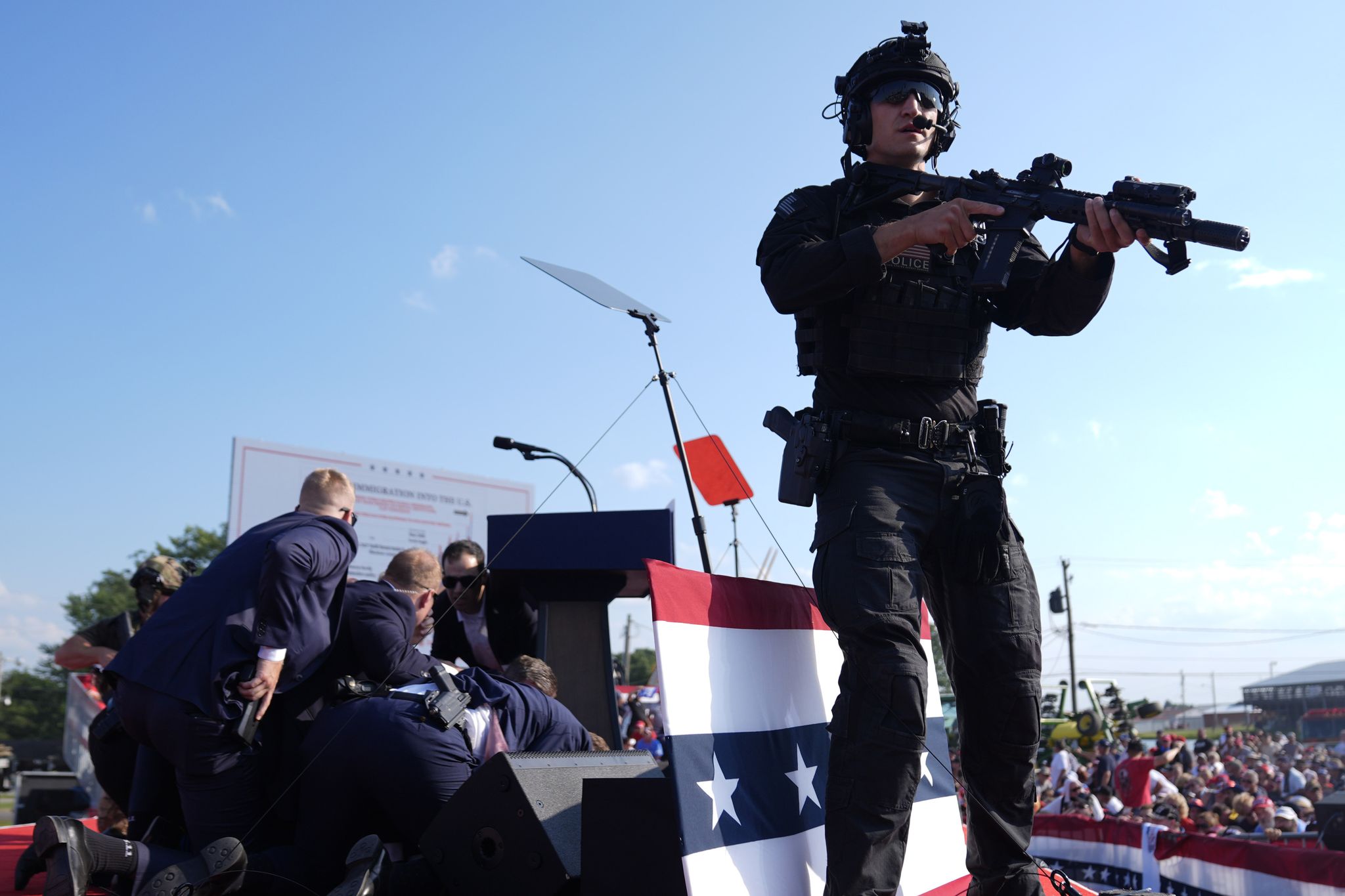 'This is not the way.' Texans react to Trump being shot at during PA rally