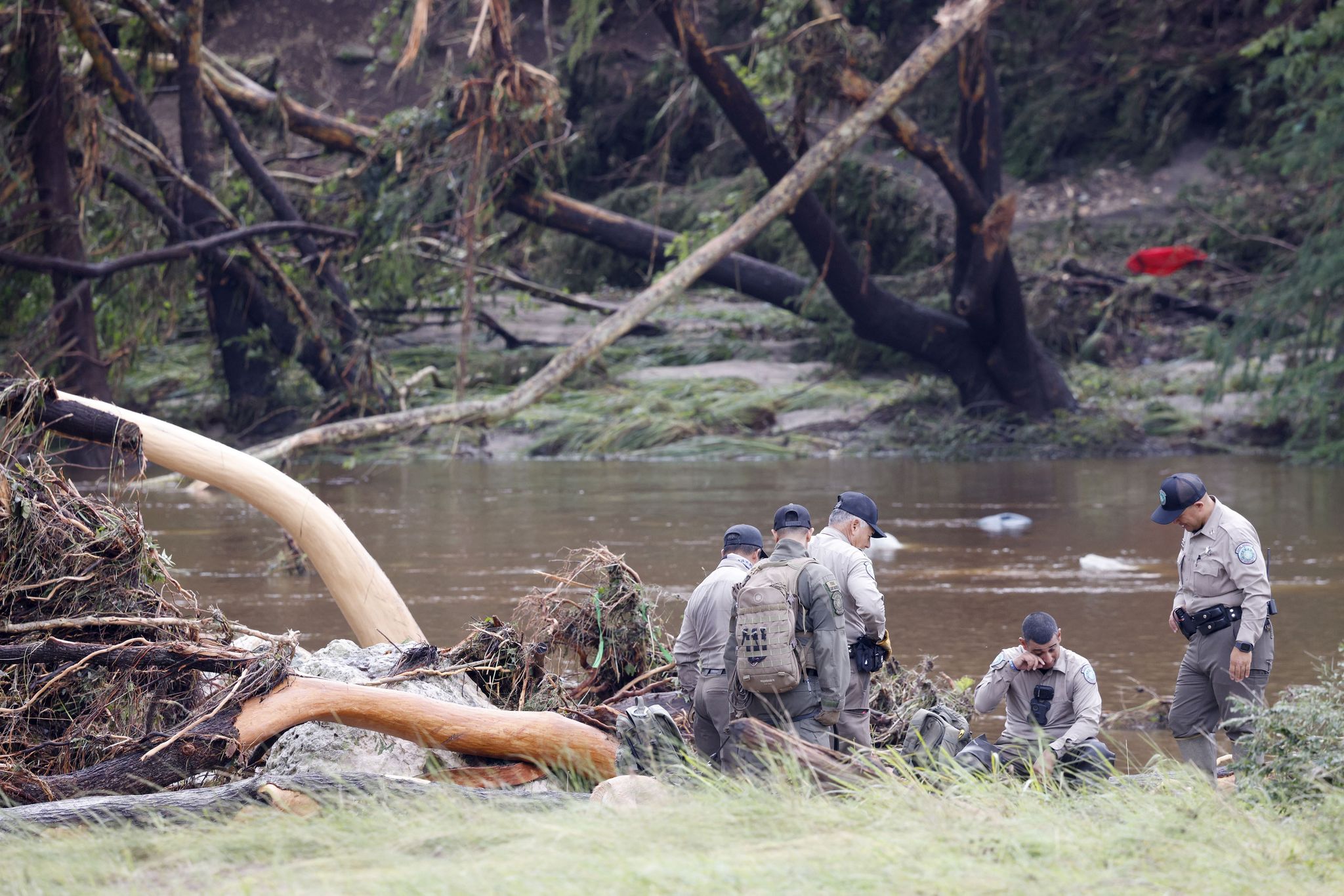 Texas floods: how 10 inches of rain turned into a 30-foot wall of water