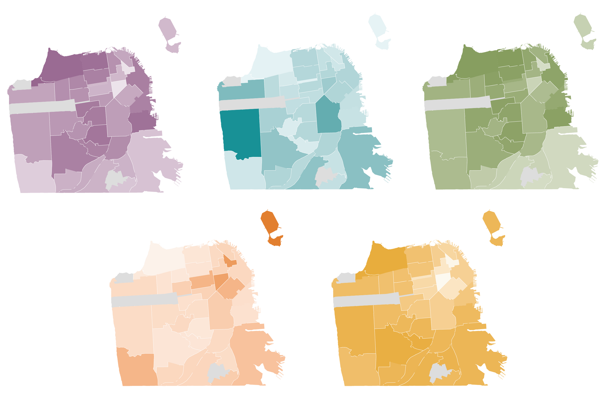 New maps show detailed demographic data for every SF neighborhood