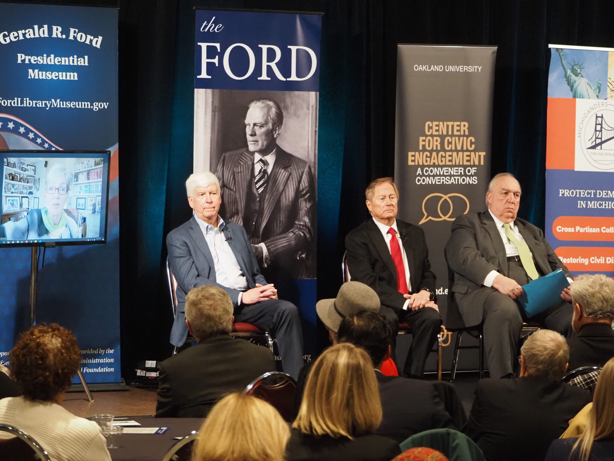 POLITICS: Former governors urge civility; Nessel launches ICE tracker