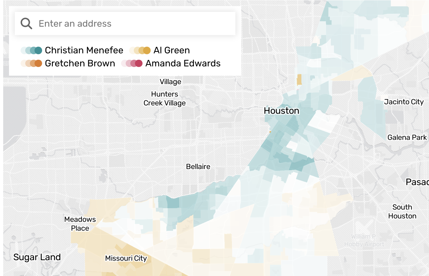 See how your neighbor voted in the CD18 Democratic primary election