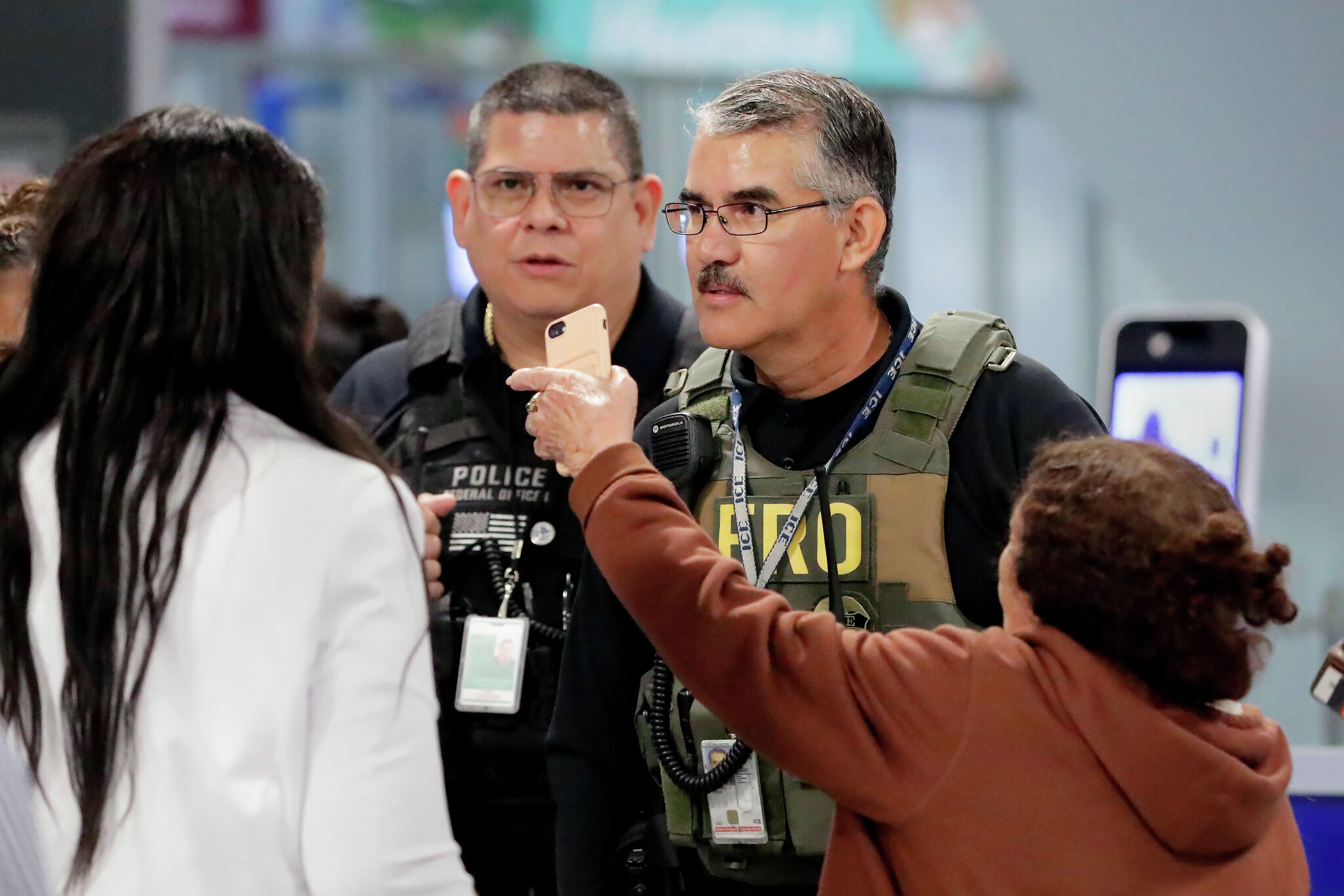 ICE agents checking IDs at Bush and Hobby, using TSA equipment