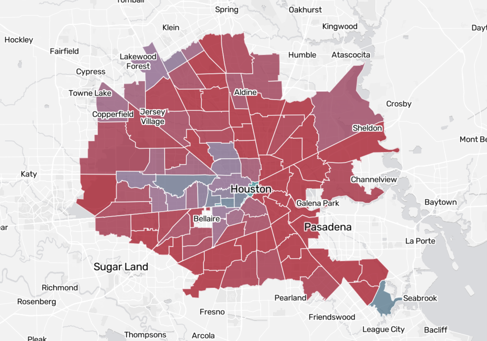 40% of Houston zip codes have no mental health providers. Here’s where