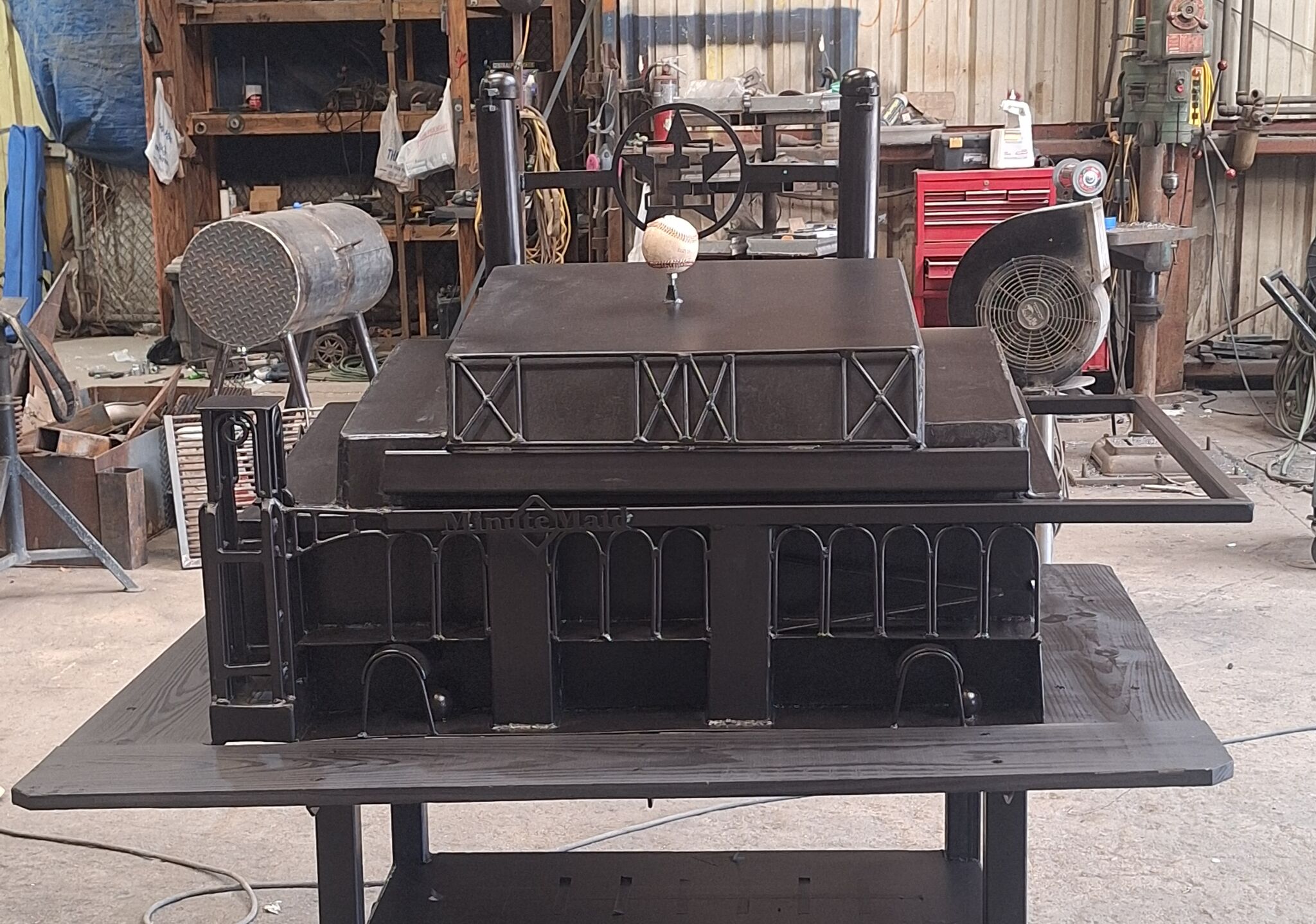 This Astros ballpark barbecue grill might be wildest fan creation ever