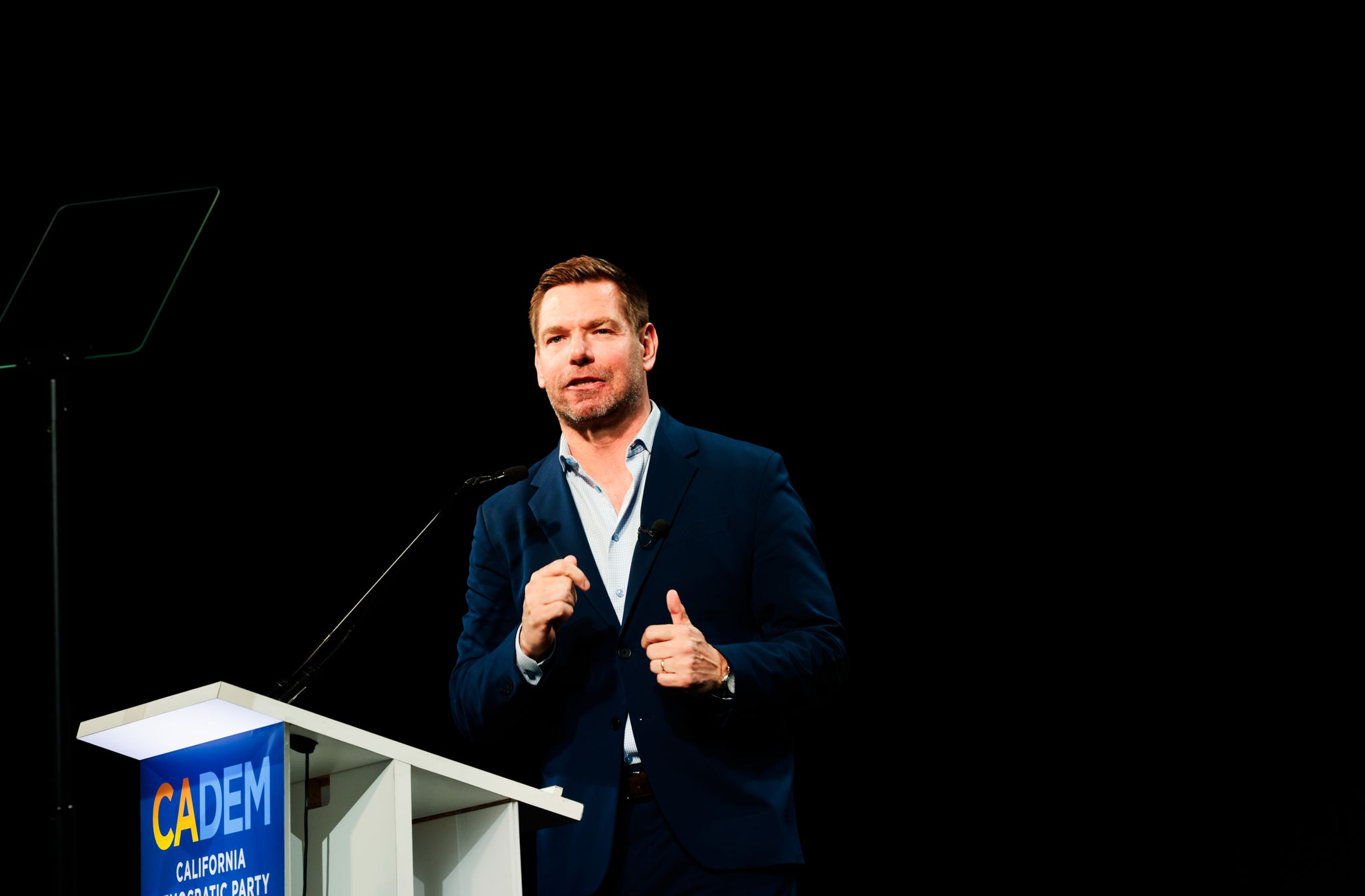 Defiant Swalwell still sees a path to victory in governor's race