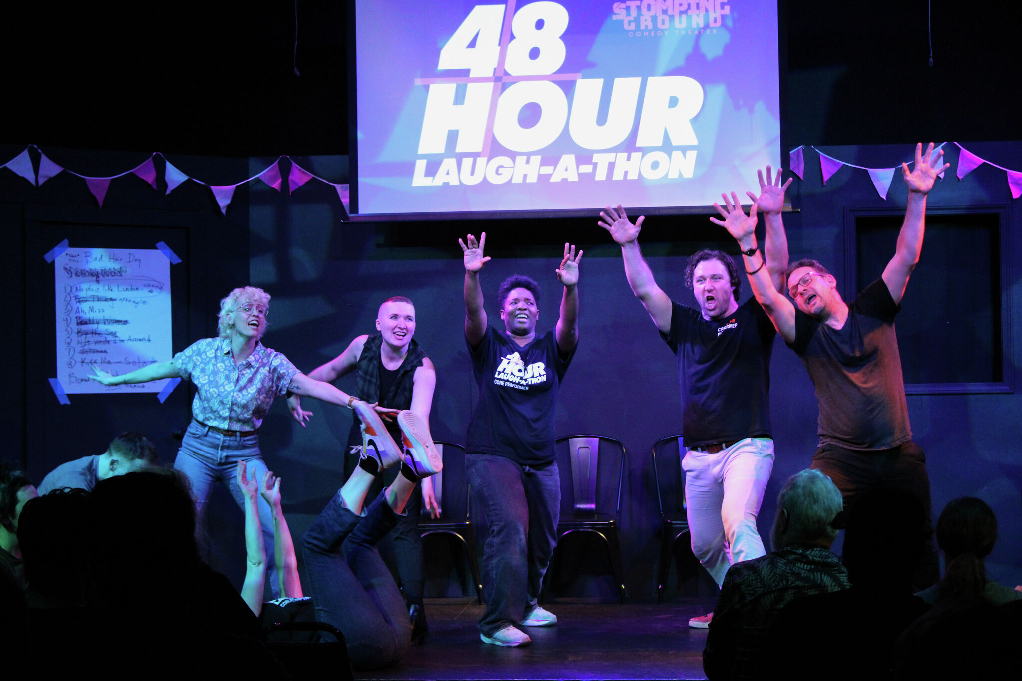 48-hour Laugh-A-Thon at Stomping Ground Comedy Theater begins Friday