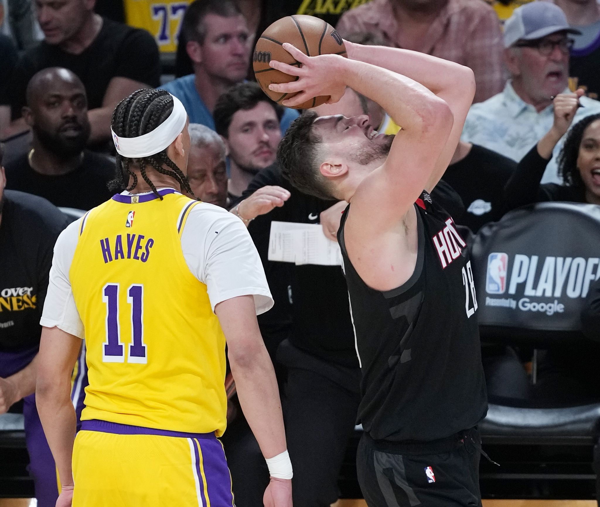 Houston Rockets fall to LA Lakers in Game 1 without Kevin Durant