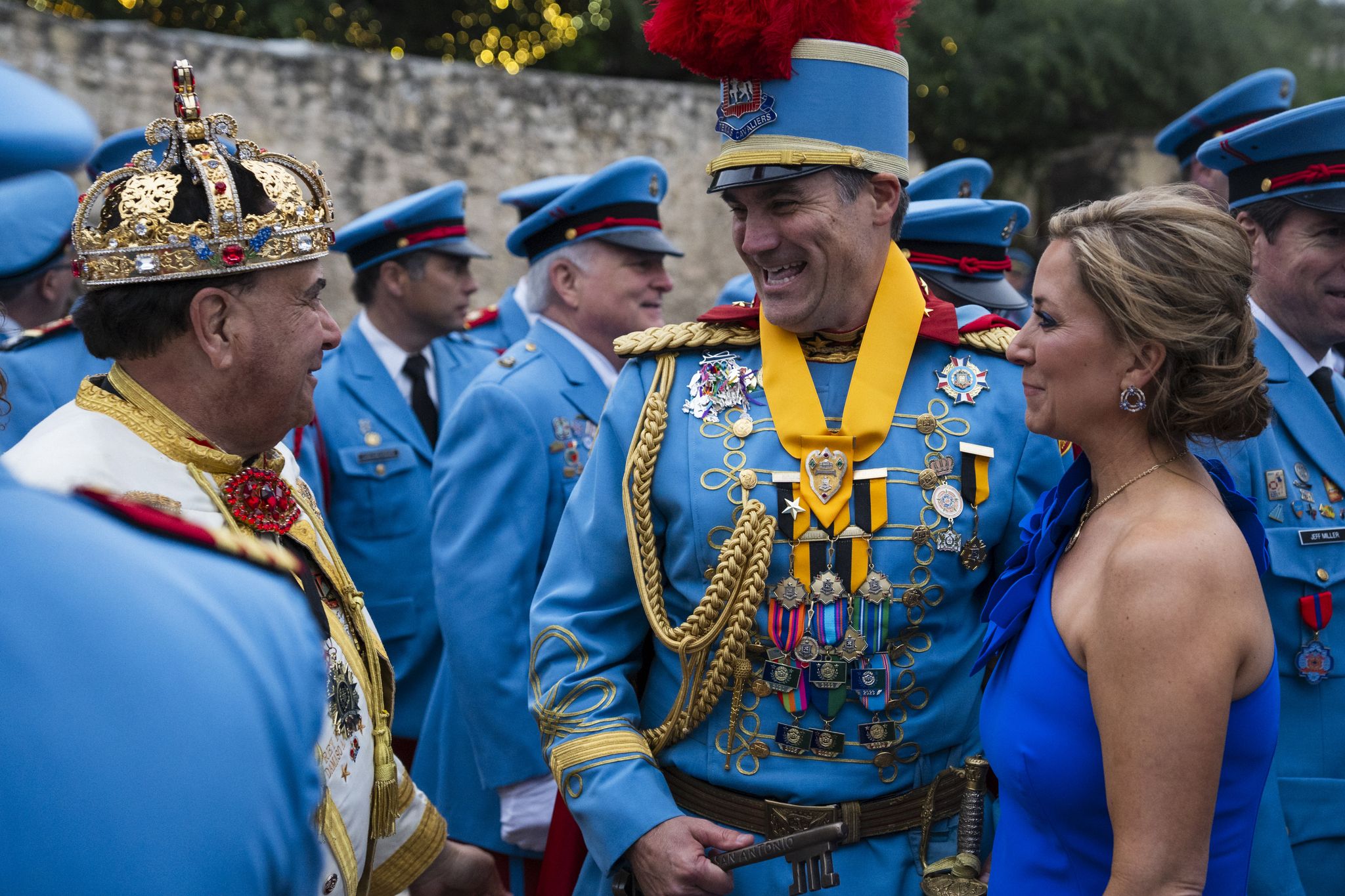 See photos of King Antonio 103 invested at Alamo Plaza for Fiesta 2026