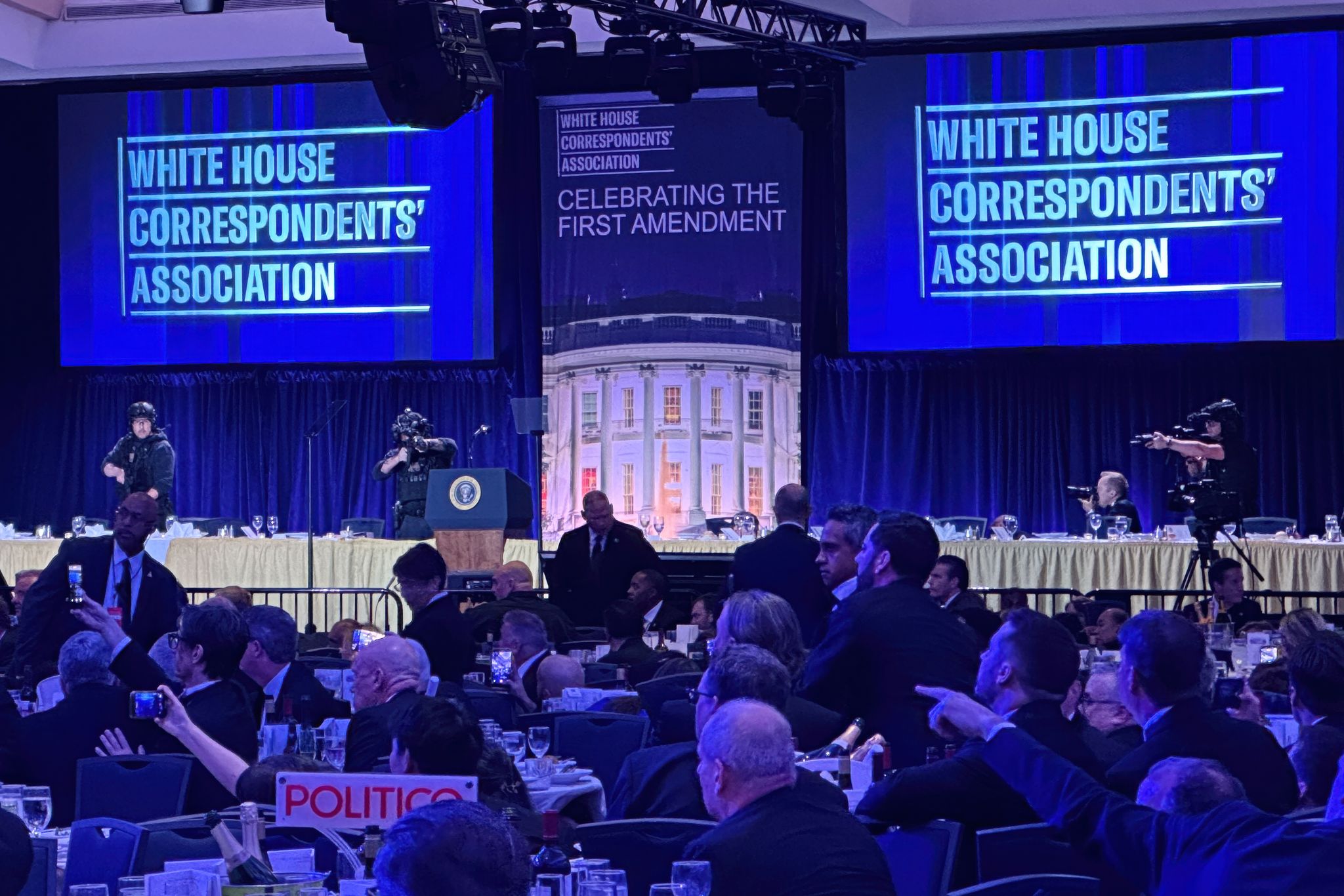 Trump and top officials were likely targets at media dinner, Justice Dept. head says