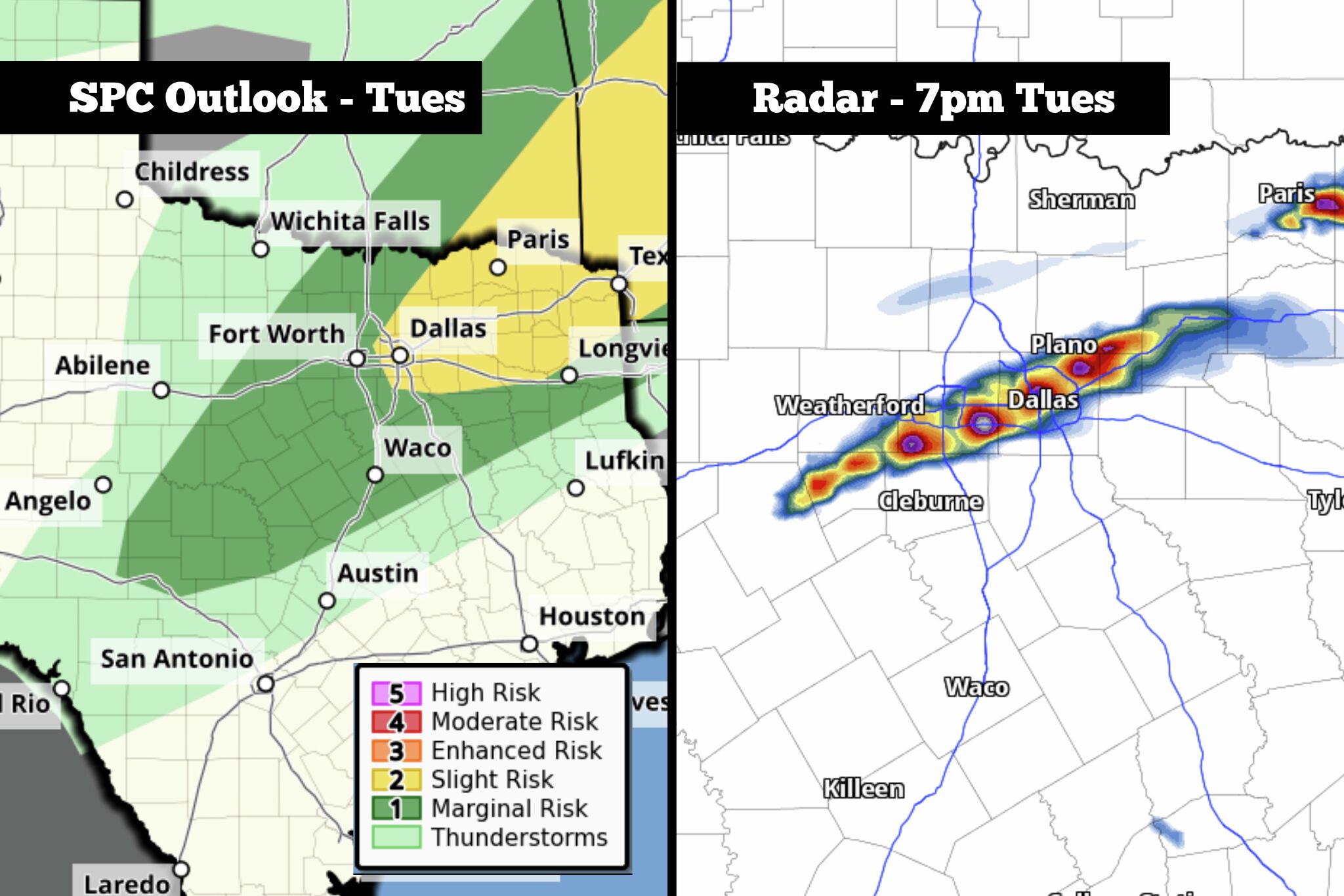 Cold front coming to Texas: Here’s when storms, hail are possible