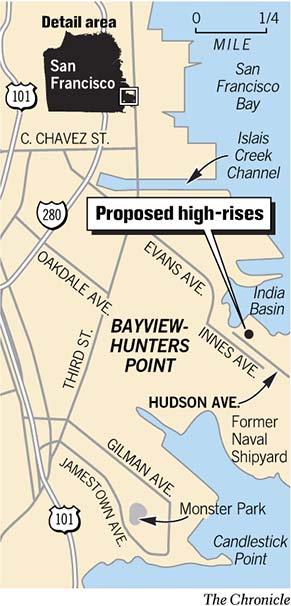 SAN FRANCISCO / India Basin proposal would add 3 residential towers to waterfront