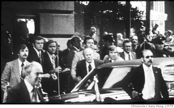 Ford escaped 2 assassination attempts / Both happened in California -- one in capital, other in S.F.