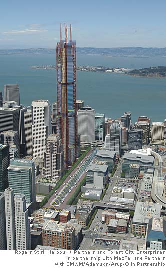 SOARING PLANS FOR TRANSBAY TERMINAL / The West Coast's tallest building: 3 competing ideas show audacity that adds to the city's rising skyline