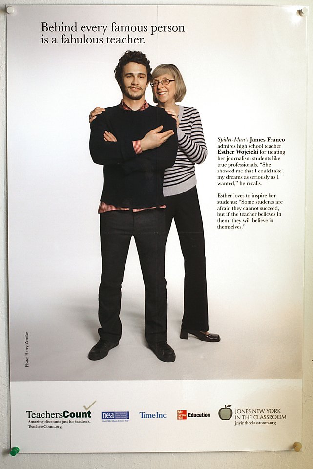James Franco to Palo Alto journalism teacher: 'You're my hero'