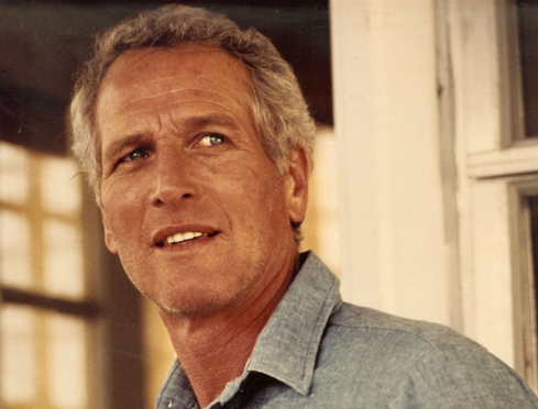 Paul Newman raises funds for ACT, 1990