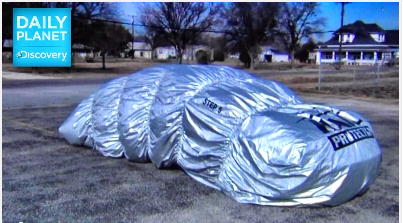 Texas man who invented inflatable hail protection gadget says business is booming after storms