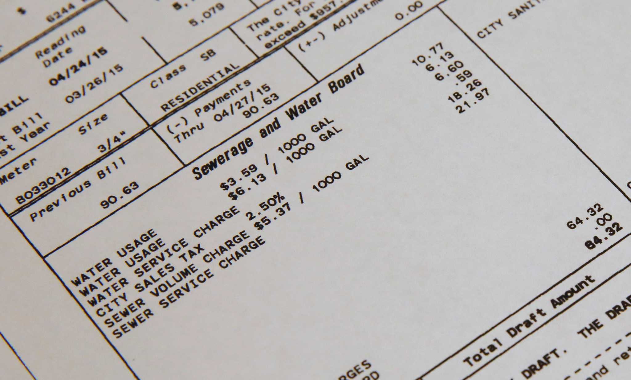 Higher water rates on horizon