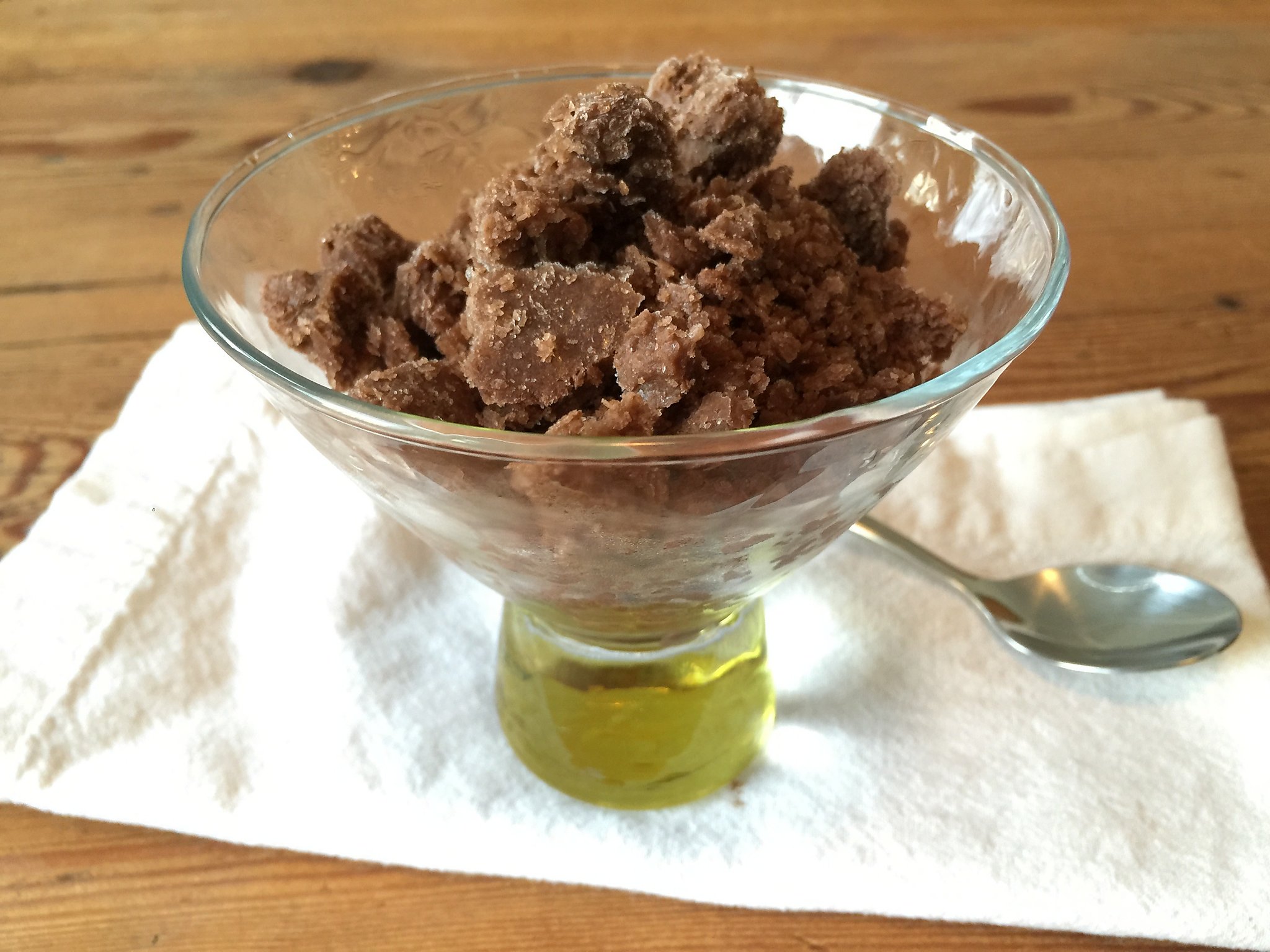 Recipe: Chocolate Almond Milk Granita