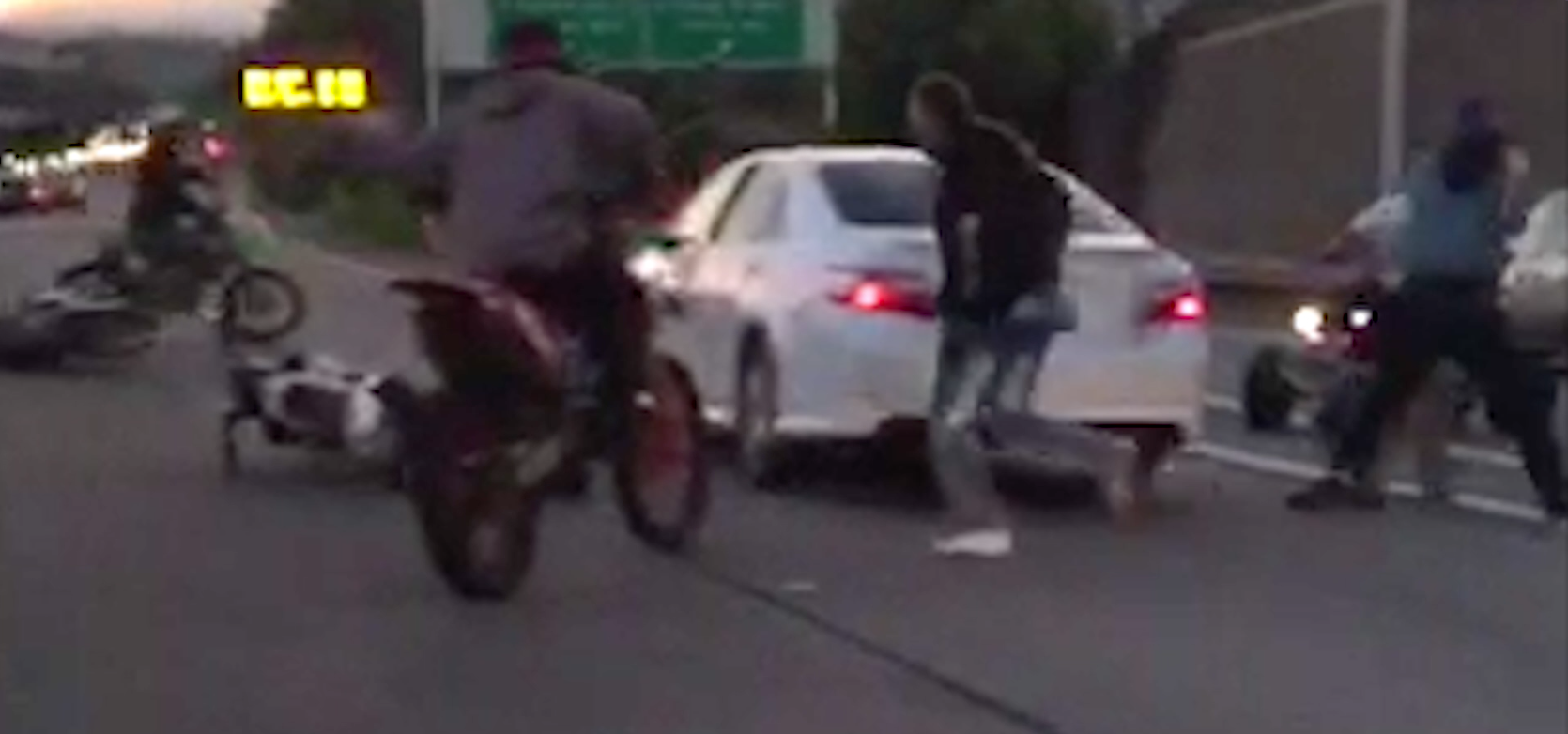 Victim of biker gang attack on SF highway IDd as ride share driver