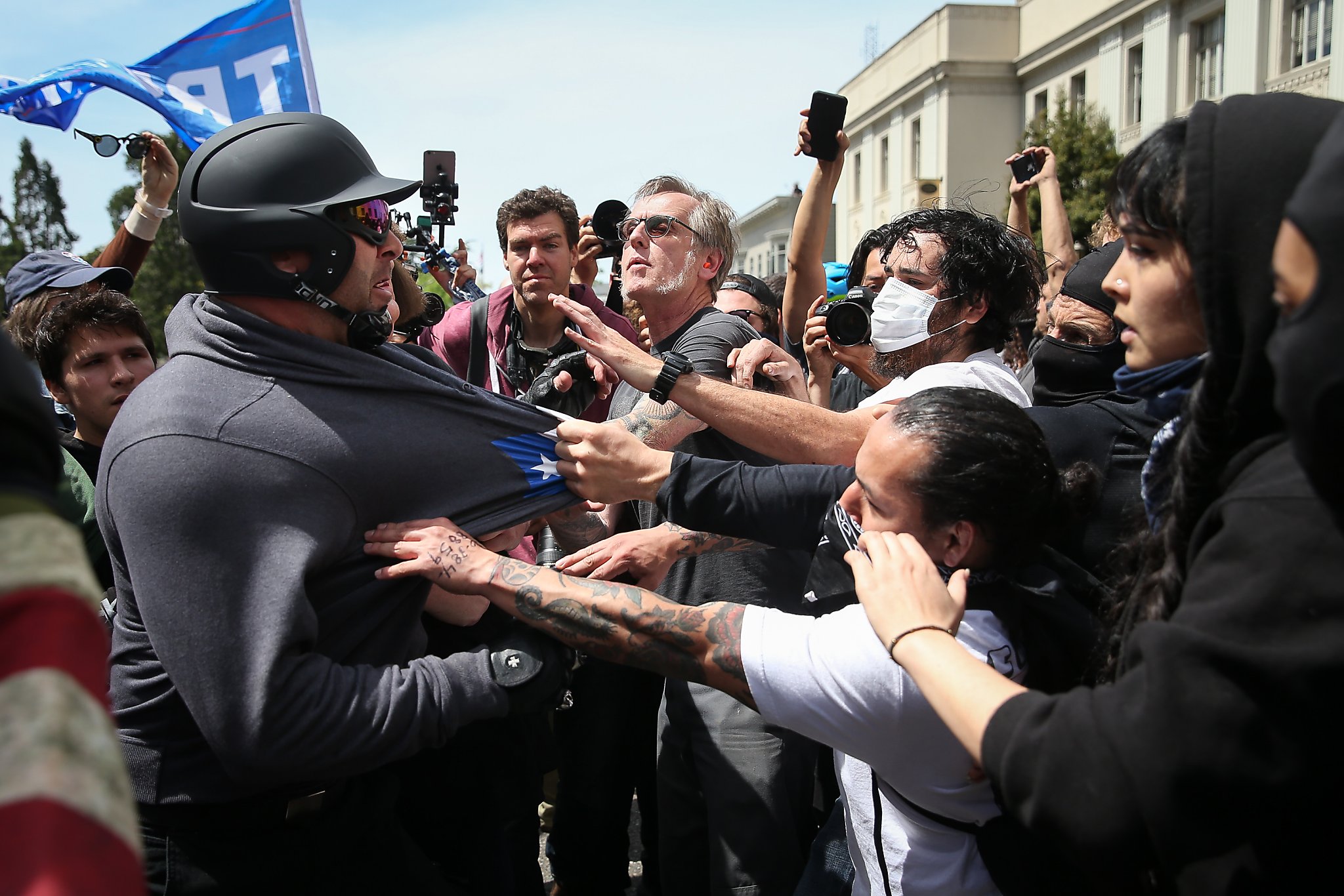 Berkeley police ID people arrested in Saturday melee