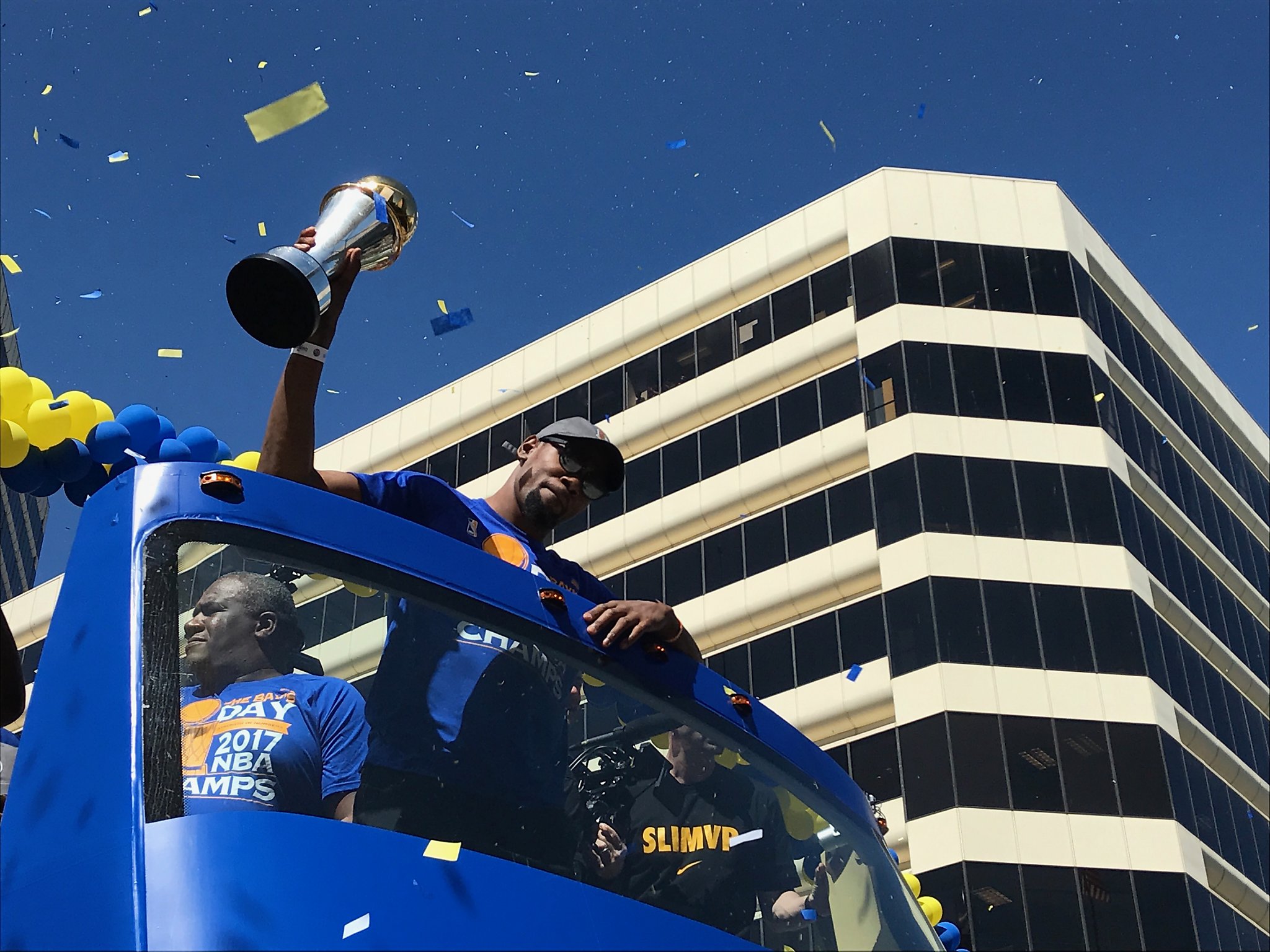 Warriors parade: K.D.’s coronation