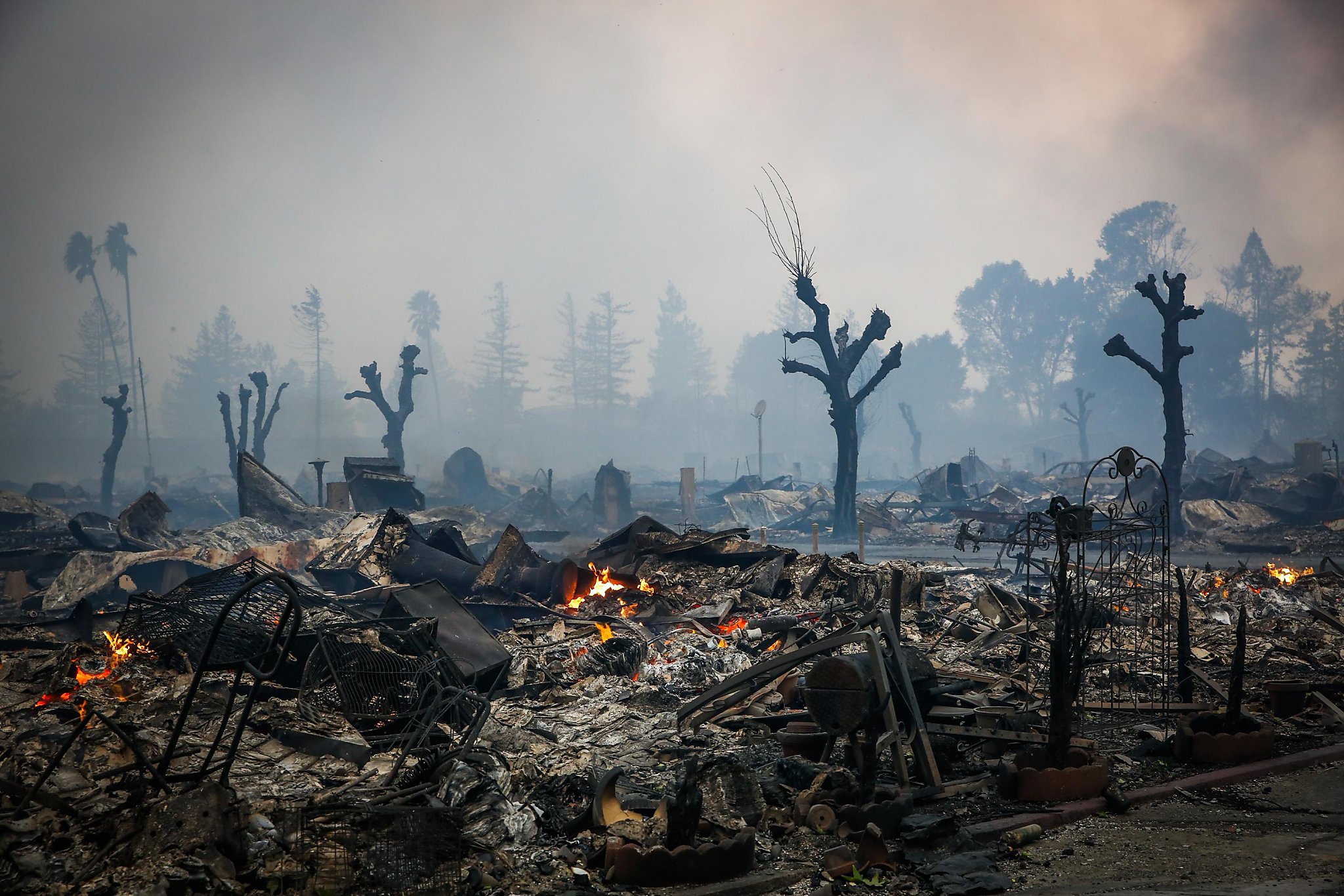 Wine Country wildfires: Residents in shock as Santa Rosa neighborhoods lie in ruins