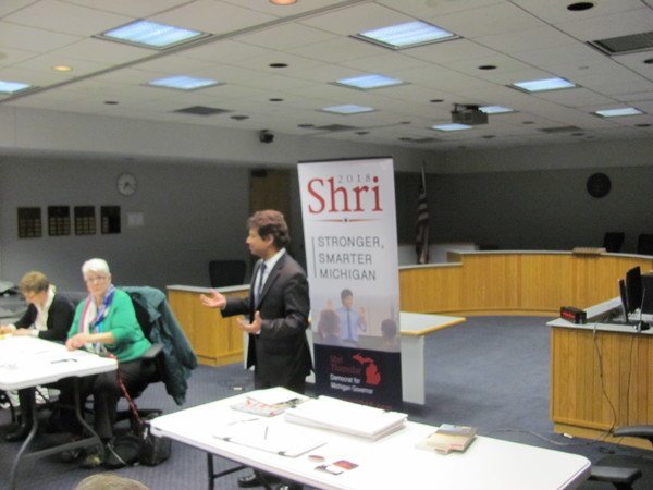 Gubernatorial candidate Thanedar visits Midland