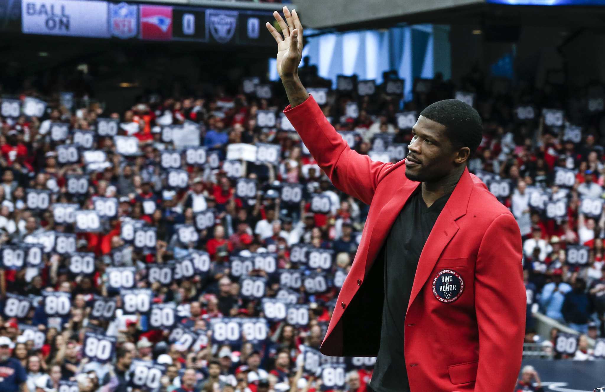 Andre Johnson on Texans' Ring of Honor induction: 'This is amazing'