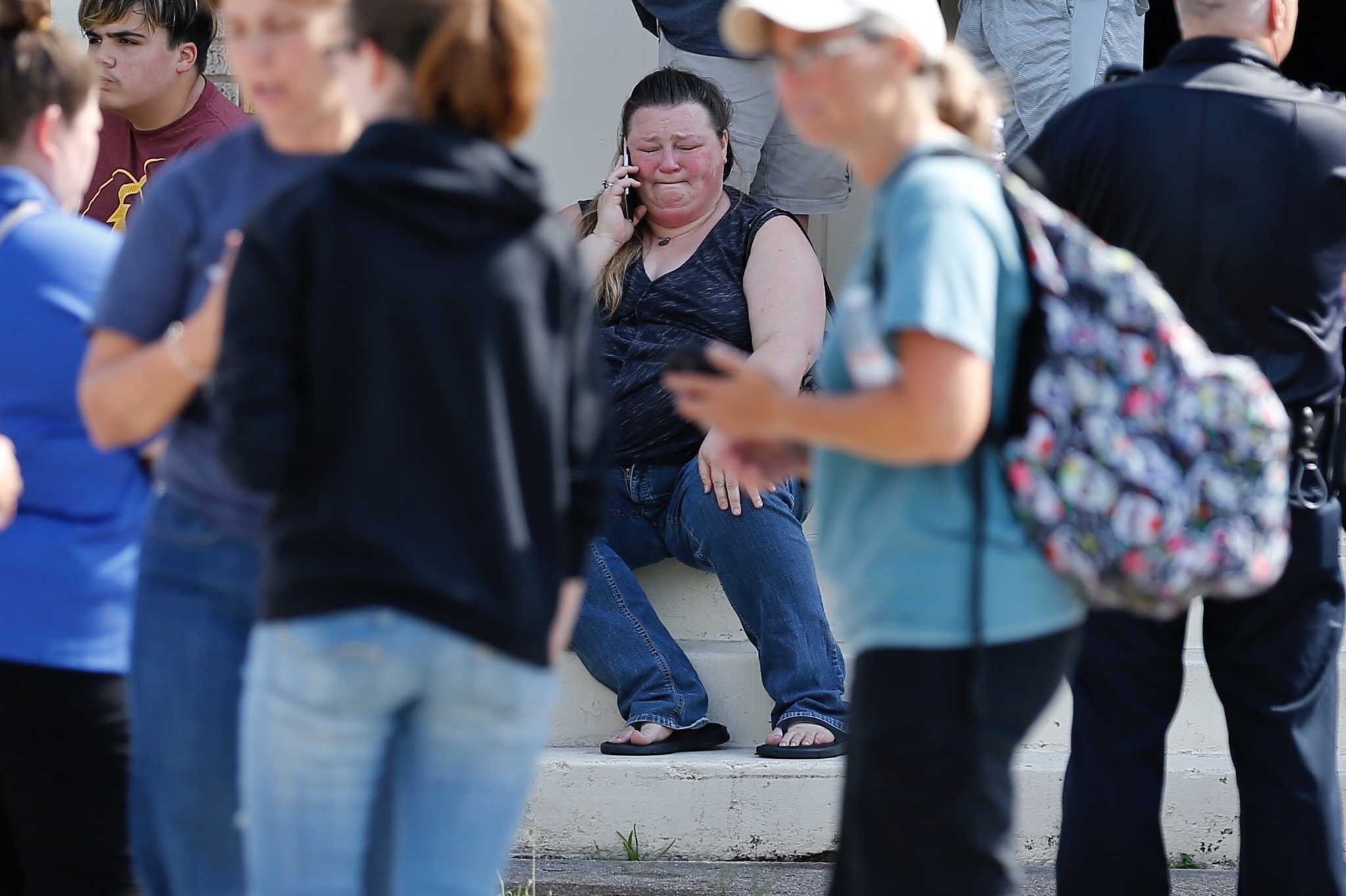 As class began at Santa Fe: 'There's a shooting at school'