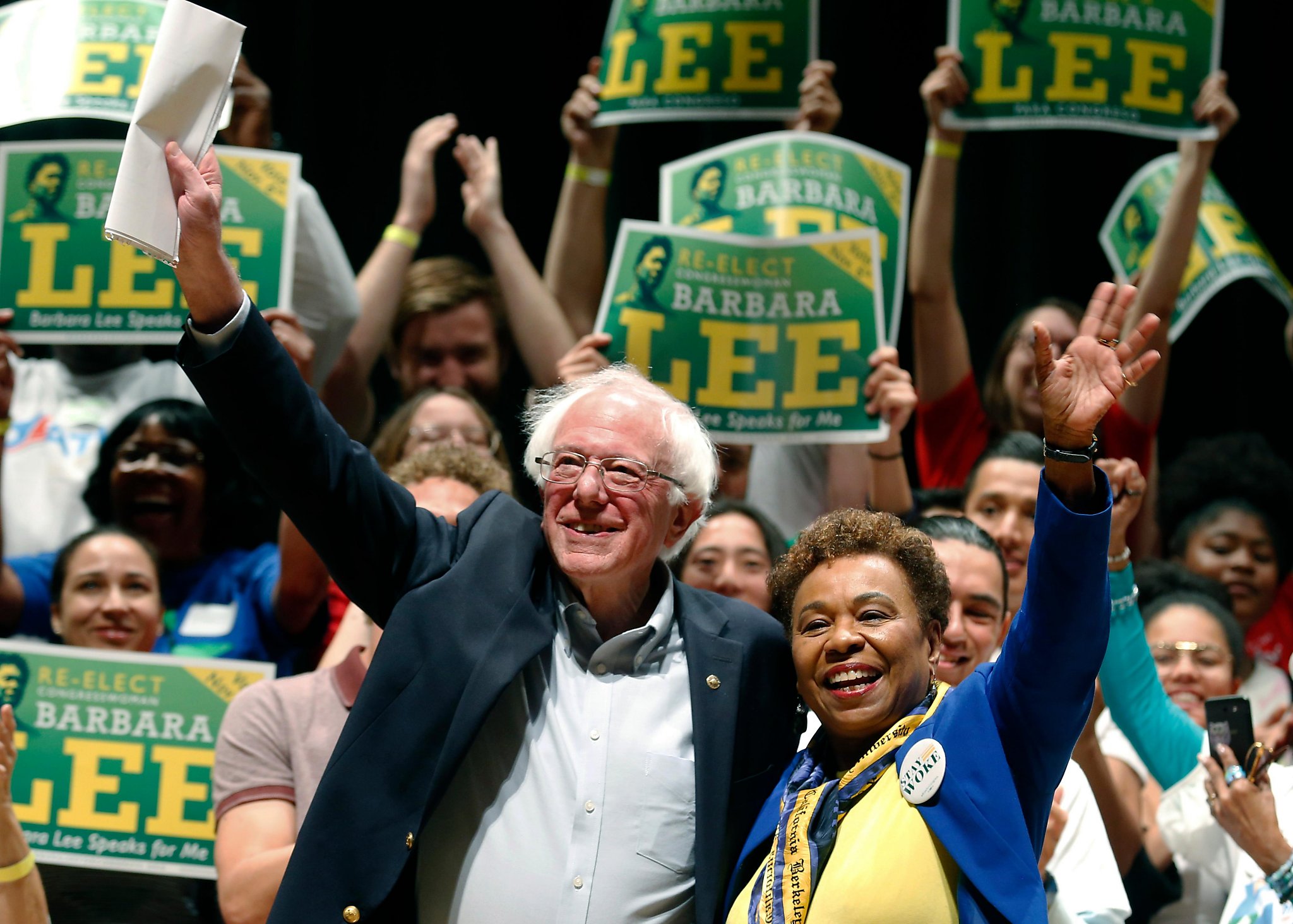 California progressives’ mantra for Democratic convention: ‘Challenge Biden’
