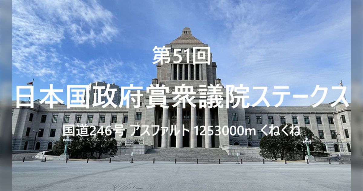 第51回 日本国政府賞衆議院ステークス #日本国政府賞衆議院ステークス - posfie