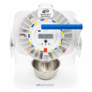 e-pill Medication Reminders: Pill Dispenser, Pill Box Timer, Pill Organizer & Vibrating Alarm Watch