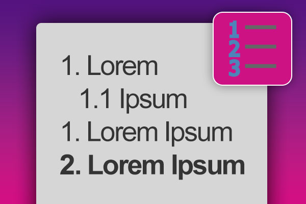 Two Ways to Restart Numbered Lists in TX Text Control