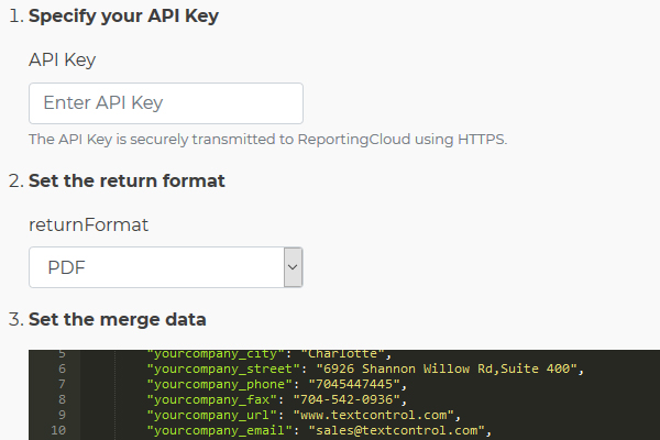 Create your First Document with ReportingCloud