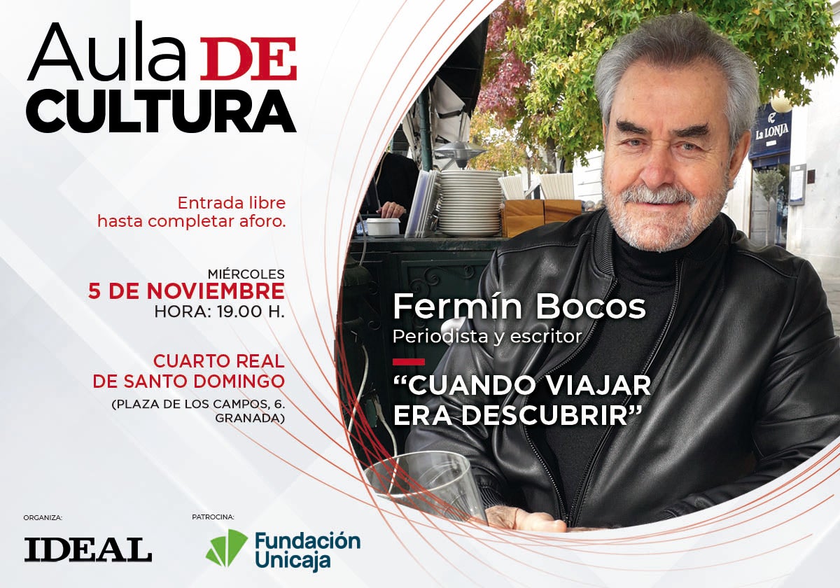 Fermín Bocos presenta 'Cuando viajar era descubrir' en el Aula de Cultura de IDEAL | Ideal
