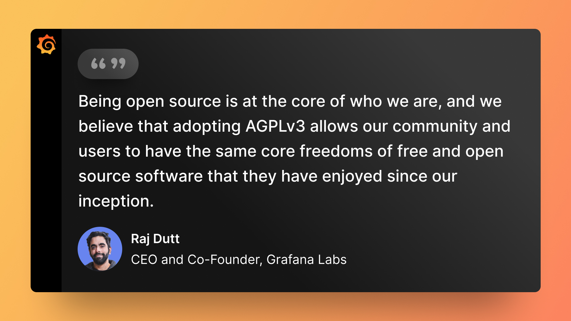 Q&A with Grafana Labs CEO Raj Dutt about our licensing changes | Grafana Labs