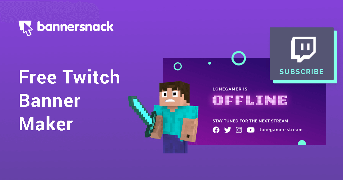 Free Twitch Banner Maker - Create a Custom Twitch Banner Online