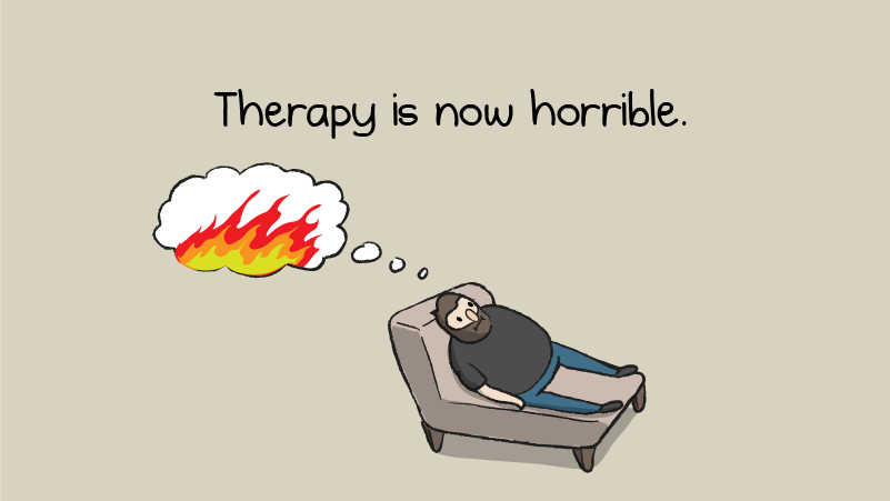 Therapy is now horrible - The Oatmeal