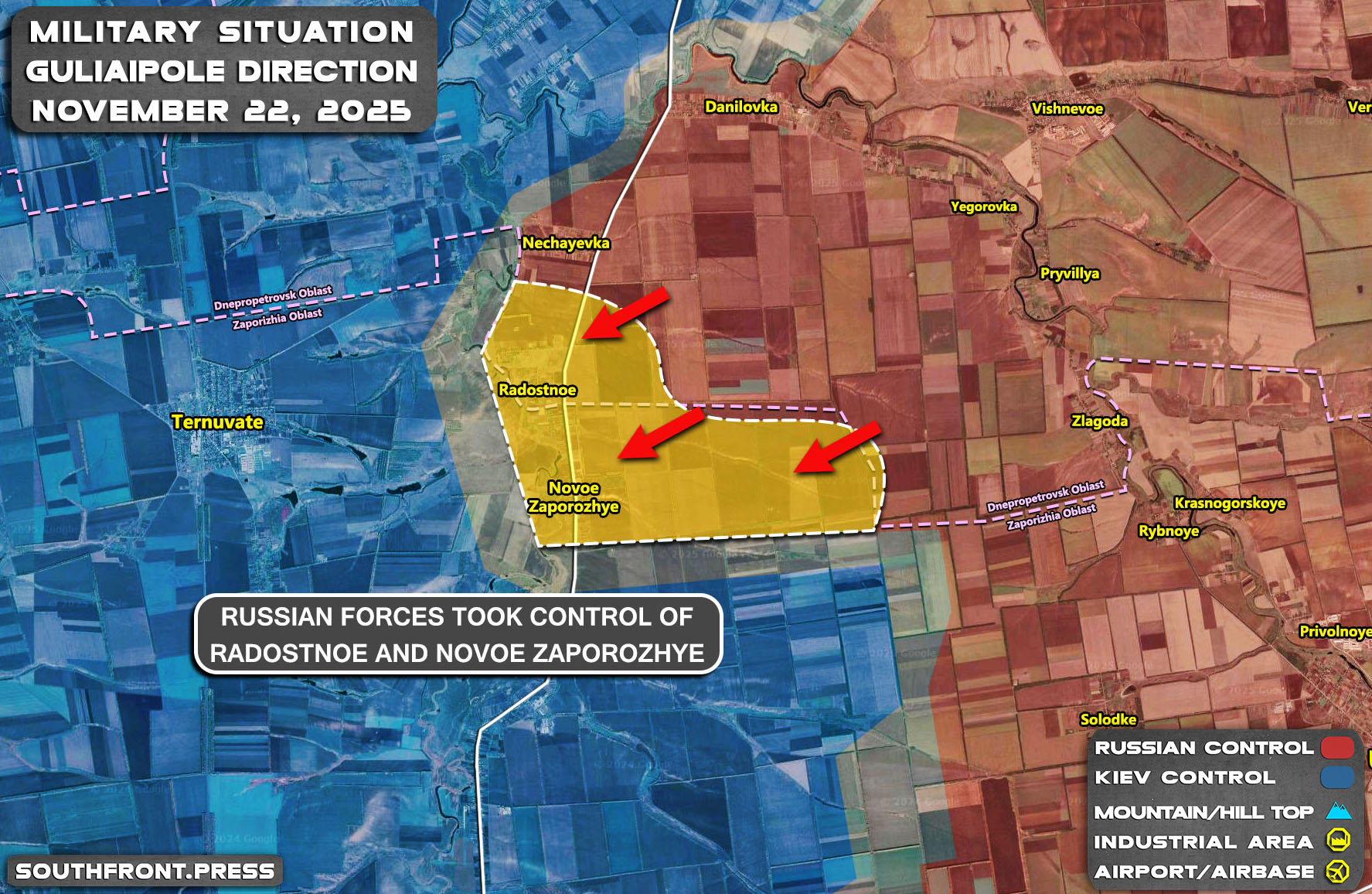 Military Situation In Ukraine On November 22, 2025 (Maps Update)South Front