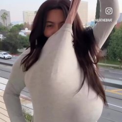 Little brat BIG TITS