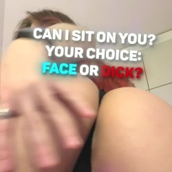 🔞 Young sexy big round ass tight wet pussy horny slut face or dick sit 🫦💦🍑😈 OF!