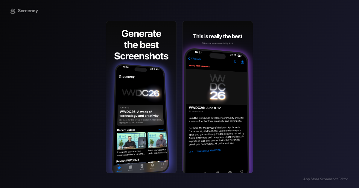 Screenny - App Store Screenshot Editor
