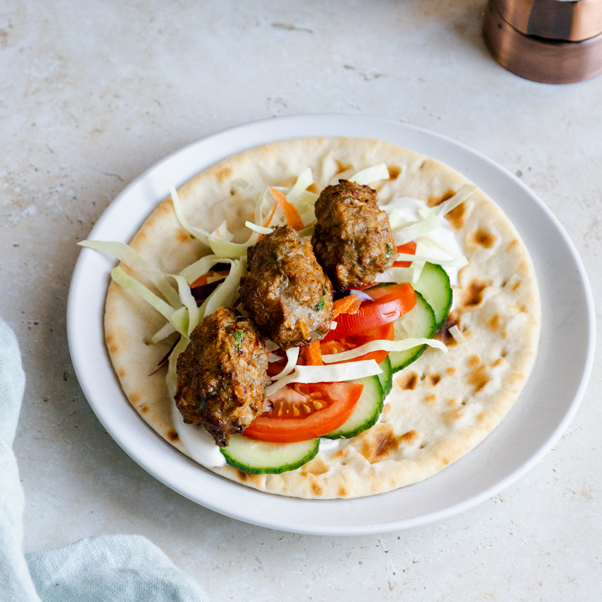 Air Fried Lamb Koftas with Harissa Recipe Ideas - Searching for Spice