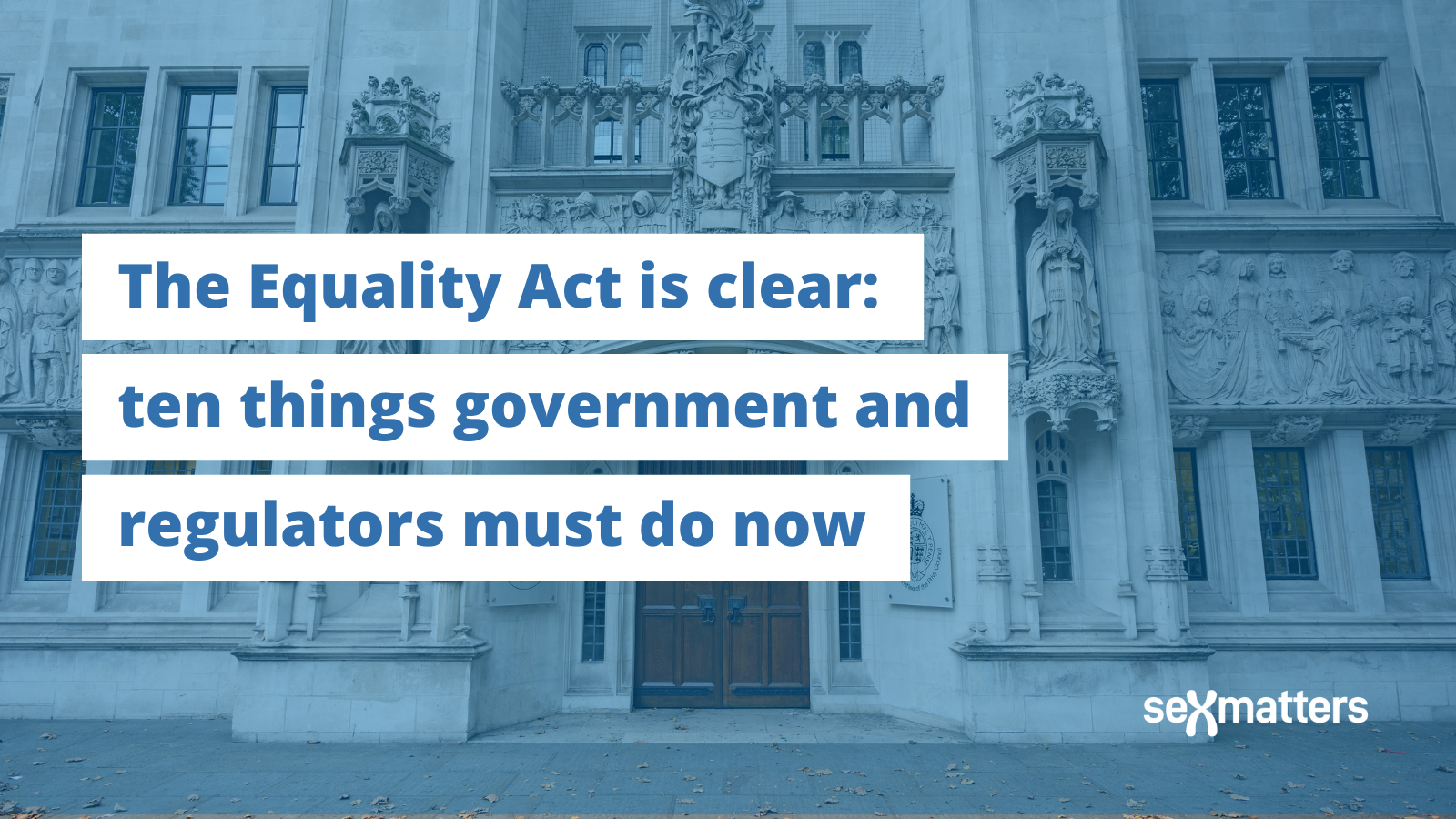 What does the For Women Scotland judgment mean in practice? - Sex Matters