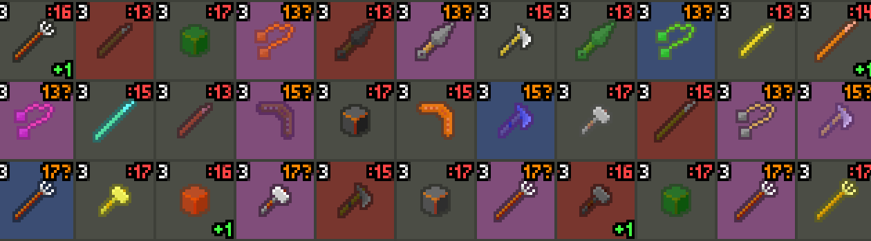 Coming Soon to Shattered: Thrown Weapon Sets! - Shattered Pixel