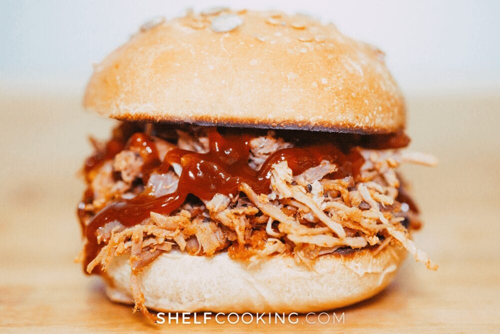 Slow Cooker Dr Pepper Pulled Pork Sandwiches - Shelf Cooking
